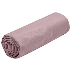 DRAP HOUSSE EDEN VIEUX ROSE 160X200 cm