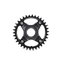 Shimano Plato 36D Steps E8 S/C LC53 mm 12 V, vuxna, unisex, svart (svart)