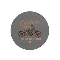 Questo Casa, Round Digital Printed Mouse Pad, Non-Slip Base, for Office and Home, Diameter:22cm