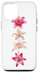 Tiger Lily Trendy Girly Flower Collage Case for iPhone 12/12 Pro