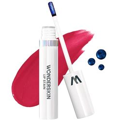 Wonderskin Wonder Blading Lip Stain Peel Off Masque - Tinta Per Labbra Rosa A Lunga Durata, Resistente All'Acqua E Al Trasferimento, Finitura Opaca Trucco Peel Off (First Kiss Masque)