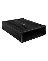 ICY BOX Contenitore Esterno da 5,25 Pollici per unità Blu-Ray e Dvd, USB 3.0, Contenitore Esterno per masterizzatore Dvd, Contenitore per masterizzatore Blu-Ray, Alluminio, Nero, IB-525-U3