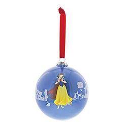 Enchanting Disney, Bola de Natal para pendurar branca de neve, Enesco