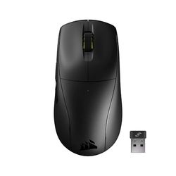 CORSAIR M75 AIR WIRELESS Ultralätt Spelmus - 2,4 GHz Och Bluetooth - 26 000 DPI - Upp Till 100 Timmars Batteritid - iCUE-Kompatibel - Svart