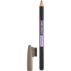 Maybelline New York - Crayon Sourcils Ton sur Ton - Longue Tenue & Effet Naturel - Brosse Intégrée - Formule à la Cire Naturelle - Express Brow - Teinte : Soft Brown (03)