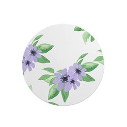 Questo Casa, Tapis de Souris Rond imprimé numérique avec Fond antidérapant pour Bureau et Maison Diamètre 22 cm