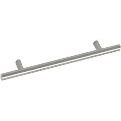 Unbekannt Grimme Eradis 8568210192 Basic Cabinet Handle (Barell) Diameter 12 mm Width 272 mm Bar Handle Brushed Stainless Steel Silver Hole Spacing 192 mm