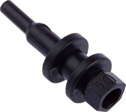 RS PRO Boquilla de cable de 1 mm hasta 3 mm de diámetro, goma negra, paquete de 25 unidades