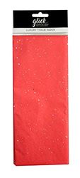 Glick TPG22 Papier de soie rouge scintillant pour Noël, papier de soie de Noël, multicolore, TPG22