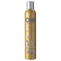 CHI Keratin Flex Finish Hair Spray, Lightweight Spray For Long-Lasting, Smooth Styling, Eliminates Frizz & Flyaways & Seals Out Humidity, 284 mL