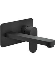 Nobili rubinetterie UP94198/1BM Mezclador Pared Lavabo Boca Larga, Negro Mate