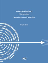 Normes comptables NCECF : fiches techniques : version mise à jour au 1er janvier 2019