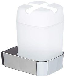 Spirella Tillbehör Vägg Planet PLASTICO Clear PORTACEPILLOS 1209622, Vit, Standard