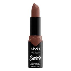 NYX PROFESSIONAL MAKEUP Barra de lábios mate de longa duração e cobertura total Suede Matte Lipstick tom 4 Free Spirit cor nu, mulher, tamanho único