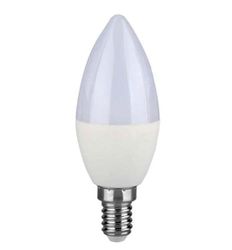 V-TAC Lampadina led candela C37 chip Samsung E14 4,5W 3000K VT-226-21171