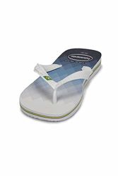 Havaianas Unisex Brasil Fresh Flip-Flop, wit/wit/wit, 7.5/8 UK, Wit, 7.5/8 UK