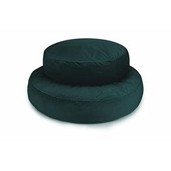 OLIFANT TOYS CANDY SET bloem vloerkussen, pluche comfortabel zitkussen, voor slaapkamer woonkamer kinderkamer, uniek decoratief, zacht knuffelkussen, velours, 1 x 90 cm, 1 x 60 cm, groen