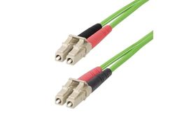 StarTech.com Câble Fibre Optique Multimode OM5 LC à LC (UPC) de 20m, Cordon/Jarretière/Connecteur Fibre Optique 50/125µm Duplex LOMMF Zipcord, VCSEL, 40G/100G, Cordon Fibre LSZH (LCLCL-20M-OM5-FIBER)