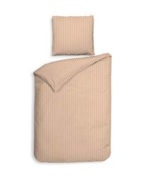 Heckett Lane Uni Puntini Housse Duvet, Cuban Sand, 155 x 220 cm