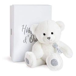 Histoire d'Ours HO2805 - pendentes, design de urso, cor branca
