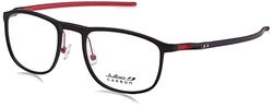 Julbo Inertia Glasögon Unisex-Vuxen, Svart/Rojo, 52/21/143