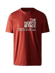 THE NORTH FACE Foundation Graphic T-Shirt Brandy Brown L