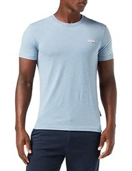 Schott NYC Tsstriker1 T-Shirt, Azzurro, M Uomo