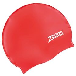 Zoggs 300774, Cuffia Unisex Bambini, Rosso, taglia unica