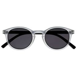OPULIZE Zen Piccolo Leggero Uomo Donna Chiaro Cristallo Nero Opaco Braccia Lettori Sole Occhiali Da Lettura UV400 S24-C +3,50
