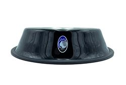 Only4fan S.r.l. PETBOWL18ATA, kom 26 cm hond en kat unisex volwassenen, zwart