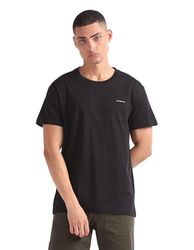 Calvin Klein Jeans Men's 2 PACK INSTITUTIONAL TEE S/S T-Shirts, Dark Juniper / Ck Black, XS