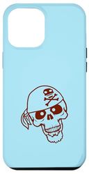 Chapeau de Pirate Squelette Halloween Foulard drôle Bande dessinée Coque pour iPhone 12 Pro Max