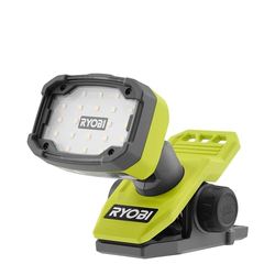 Klemlamp 4V USB Lithium - 3 intensiteiten: 750/250/75 lumen - draaibare kop omhoog/omlaag en rechts/links - Compatibel met RYOBI LINK - (verkocht zonder batterij) - RLC4-0