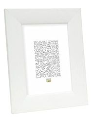 Deknudt Frames S53GF1-10.0X15.0 - Cornice portafoto in Legno, 10 x 15 cm, Colore Bianco