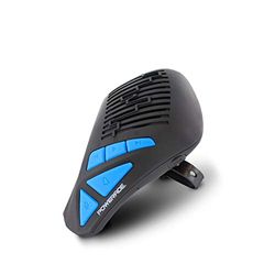 Powerade 477078 Enceinte Portable Bluetooth 5 W pour vélo avec Fonction Mains-Libres et 15 h d'autonomie, splashproof, Sonnette - Noir