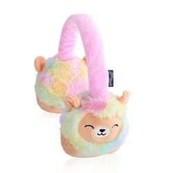 WONDEE - SQUISHMALLOWS Officiels Casque pour Enfants en Peluche Douce et Moelleuse - Cadeaux Originaux pour Filles et Garçons, Écouteurs Audio Enfant Bluetooth sans Fil pour Les Oreilles