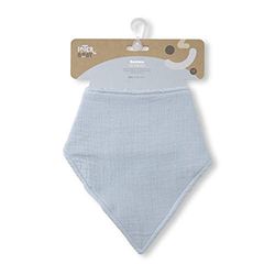 slabbetje bamboe bandana blauw grijs