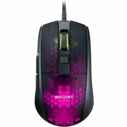 Roccat Burst Pro – Souris de jeu optique pro ultra-légère (haute-précision, capteur optique Owl-Eye, rétroéclairage RGB AIMO LED), noir