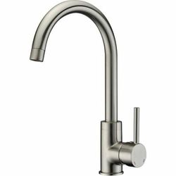 Rousseau Sanitaire 4060404 - Miscelatore per lavello, in acciaio inox