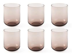 H&h set 6 bicchieri nova rosa cl34