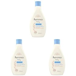 Aveeno Baby Dermexa Moisturising Wash 250 ml (Pack of 3)
