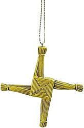 Abbey Gift Décoration en Forme de Croix de Saint-Brigid 8,3 x 8,3 cm