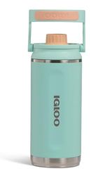 IGLOO Termoflaska Chug 36 – isolerad vattenflaska, drickflaska, flaska i rostfritt stål, grön, 1 liter, håller kallt i upp till 48 timmar