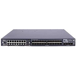 HP 5800-24G-SFP Switch C3 Gestionado 24 x Gigabit SFP + 4 x SFP+ recomercializado