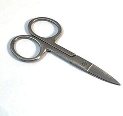 BEAUTY CARE Ciseaux à ongles droits en acier inoxydable avec lames de précision pour manucure
