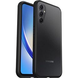 OtterBox React Series Case for Samsung Galaxy A34 5G, Shockproof, Drop proof, Ultra-Slim, Protective Thin Case, Tested to Military Standard, Clear/Black