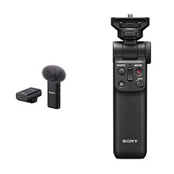 Sony GP-VPT2BT Shooting Grip Bluetooth con Funzione Telecomando Wireless e Treppiedi + Microfono Wireless con connessione Bluetooth