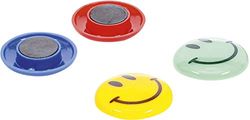 BGS Diy 85812 | Zestaw magnesów | "Smile" | Ø 40 mm | 4 szt.