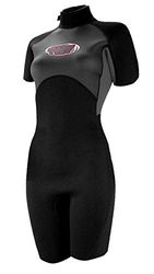 TWF Women's XT3 Short Wetsuit, Black, 14