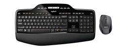 Logitech MK710 Wireless Keyboard and Mouse Combo, QWERTY Spanish Layout - Black